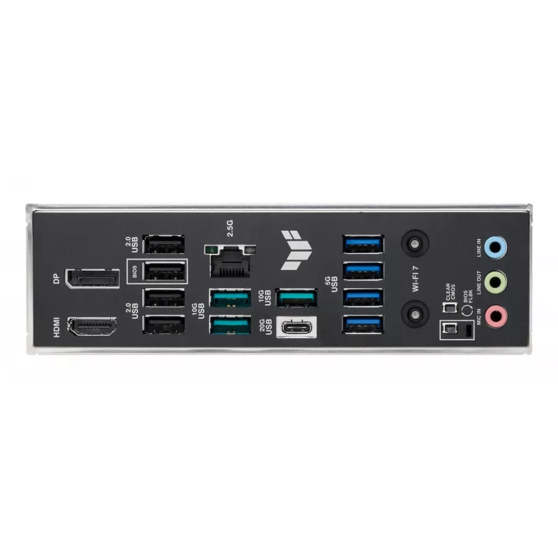 Emaplaat ASUS TUF GAMING B850M-PLUS WIFI7 micro ATX, AMD B850, Socket AM5, DDR5, 4 DIMM, 256GB, Wi‑Fi 7, 2.5Gb LAN