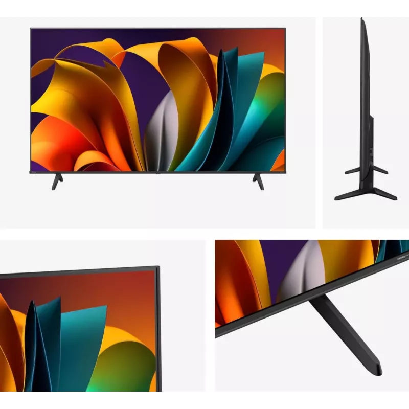 Hisense 43E6NT 109,2 cm (43 tolli) 4K Ultra HD nutiteleviisor Wi-Fi must 200 cd/m²