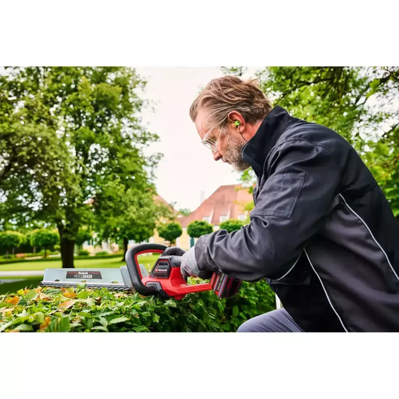 Juhtmeta hekitrimmer EINHELL GP-CH 18/50 Li BL-Solo — 18V akuplatvorm, 50 cm tera