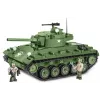 Ehitusklotsidest tank Cobi M24 Chaffee 1:35 mõõtkavas mudel, Cobi-2543