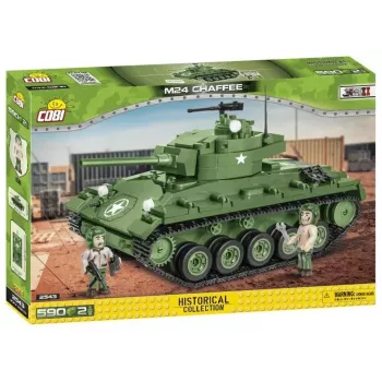 Ehitusklotsidest tank Cobi M24 Chaffee 1:35 mõõtkavas mudel, Cobi-2543