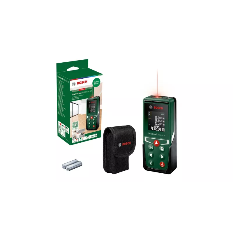 Bosch UniversalDistance 50 Lasermõõdik Must, Roheline 50 m