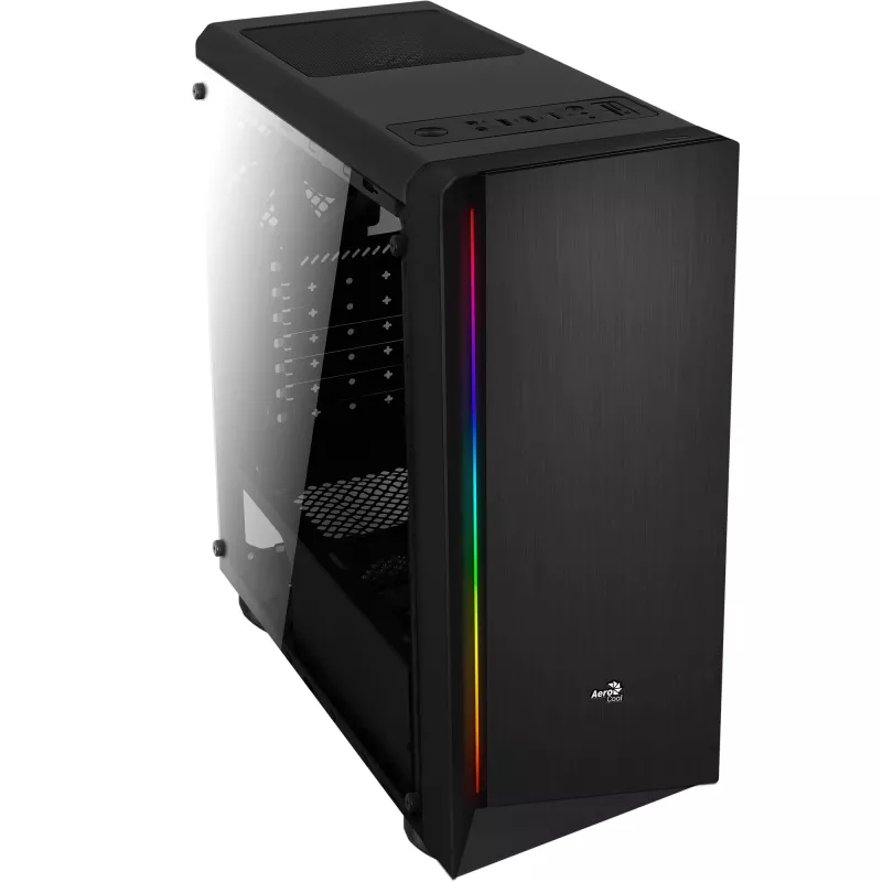 Aerocool RIFT arvutikorpus Midi Tower Must