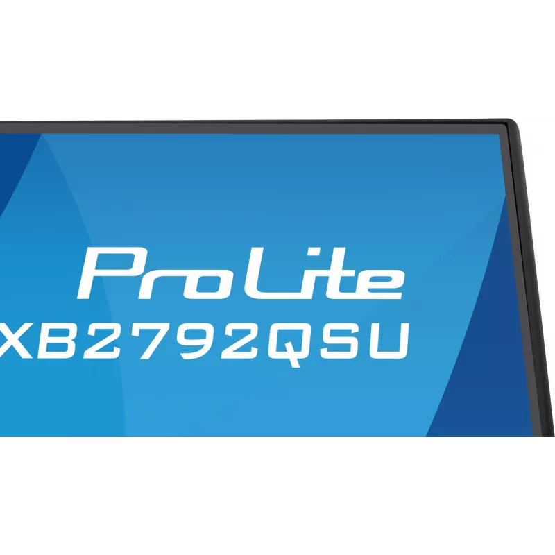 Monitor IIYAMA ProLite XB2792QSU-B1 27” IPS QHD 2560×1440 3 ms 178° VESA kõrguse reguleerimisega alus USB 3.2 jaotur kõlarid must B energia
