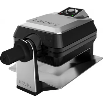 Krups FDD95D 2 vahvlit 1200 W must, roostevaba teras