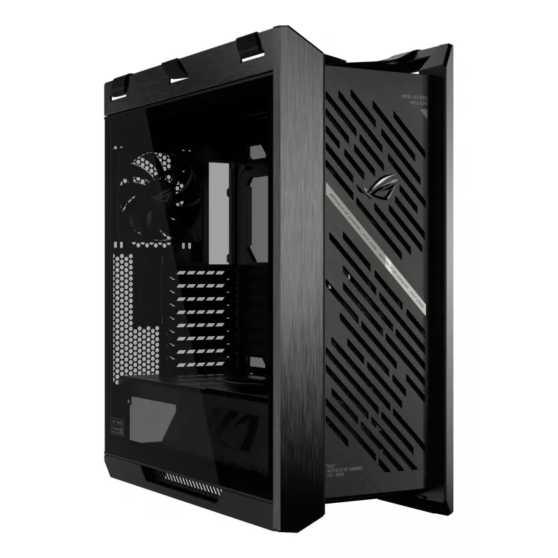 Arvuti korpus ASUS ROG Strix Helios II Midi Tower — ATX/Midi Tower, karastatud klaas, 420 mm GPU, 3x140 mm esiventilaatorid, USB-C