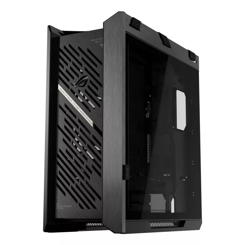 Arvuti korpus ASUS ROG Strix Helios II Midi Tower — ATX/Midi Tower, karastatud klaas, 420 mm GPU, 3x140 mm esiventilaatorid, USB-C