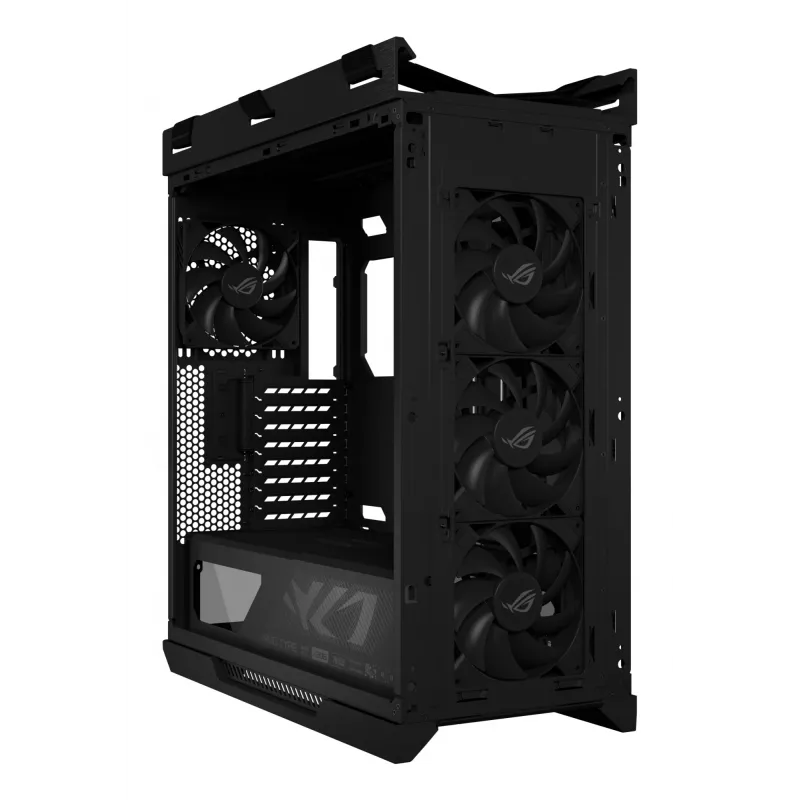 Arvuti korpus ASUS ROG Strix Helios II Midi Tower — ATX/Midi Tower, karastatud klaas, 420 mm GPU, 3x140 mm esiventilaatorid, USB-C