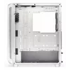 PC Midi Torn korpus ENDORFY ARX 500 ARGB Valge — karastatud klaas, toetab ATX/Micro-ATX/Mini-ITX, 3x140mm ees + 1x140mm taga, 1×3,5-tolline + 6×2,5-tollist pesa