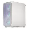 PC Midi Torn korpus ENDORFY ARX 500 ARGB Valge — karastatud klaas, toetab ATX/Micro-ATX/Mini-ITX, 3x140mm ees + 1x140mm taga, 1×3,5-tolline + 6×2,5-tollist pesa
