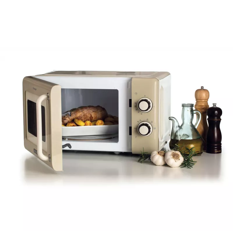 Ariete Vintage Line 3960 Vintage mikrolaineahi, 800W, mahutavus 20L, 3 funktsiooni, 5 küpsetustaset, taimer, beež