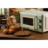 Ariete Vintage Line 3960 Vintage mikrolaineahi, 800W, maht 20L, 3 funktsiooni, 5 küpsetustaset, taimer, roheline
