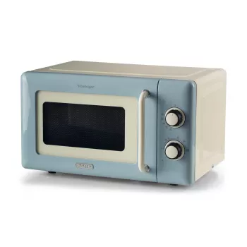 Ariete Vintage Line 3960 Vintage mikrolaineahi, 800 W, mahutavus 20 L, 3 funktsiooni, 5 küpsetustaset, taimer, sinine
