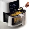 Ariete 4630 Õhufritüür 9L, 1300W, Maht 9L, Toiduvalmistamismaht 2,5kg, 8 eelseadistatud programmi, Temperatuur kuni 200°, Läbipaistev korv toiduvalmistamise kontrollimiseks, Valge