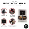 Ariete 4630 Õhufritüür 9L, 1300W, Maht 9L, Toiduvalmistamismaht 2,5kg, 8 eelseadistatud programmi, Temperatuur kuni 200°, Läbipaistev korv toiduvalmistamise kontrollimiseks, Valge