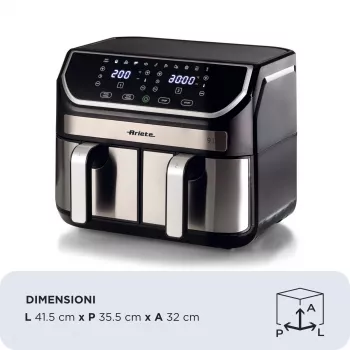Kuumaõhufritüür Ariete 4625/00 9 L 2100 W Must Hõbedane