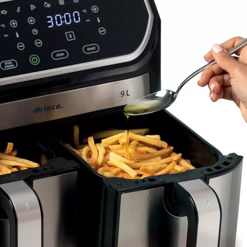 Kuumaõhufritüür Ariete 4625/00 9 L 2100 W Must Hõbedane