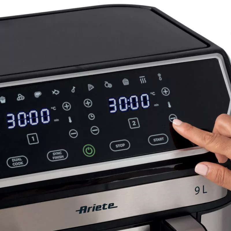 Kuumaõhufritüür Ariete 4625/00 9 L 2100 W Must Hõbedane