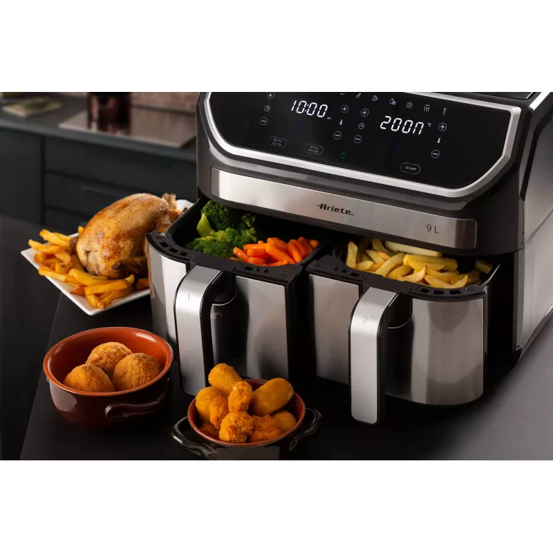 Kuumaõhufritüür Ariete 4625/00 9 L 2100 W Must Hõbedane