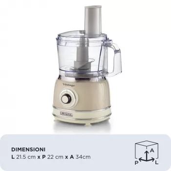 Ariete Vintage Line 1781/03 köögikombain 1000 W 2,1 L Beež