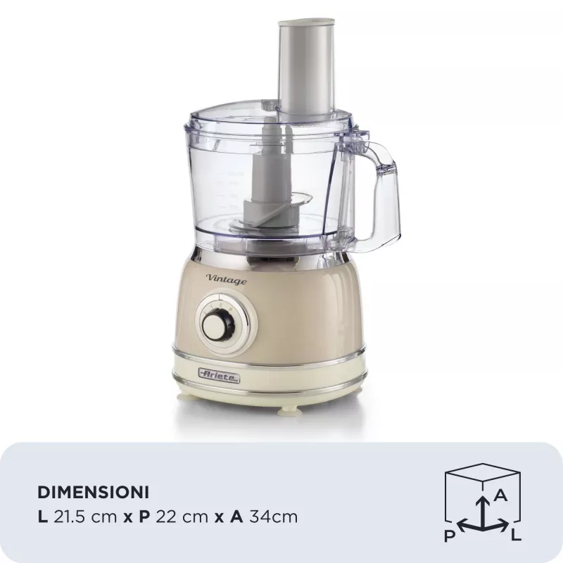 Ariete Vintage Line 1781/03 köögikombain 1000 W 2,1 L Beež