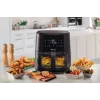 Ariete 4630 Õhufritüür 9L, 1300W, Mahutavus 9L, Toiduvalmistamise maht 2,5 kg, 8 eelseadistatud programmi, Temperatuur kuni 200°, Läbipaistev korv toiduvalmistamise kontrollimiseks, Must