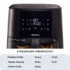 Ariete 4630 Õhufritüür 9L, 1300W, Mahutavus 9L, Toiduvalmistamise maht 2,5 kg, 8 eelseadistatud programmi, Temperatuur kuni 200°, Läbipaistev korv toiduvalmistamise kontrollimiseks, Must