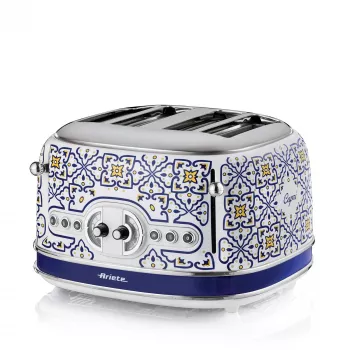 Röster ARIETE Capri 4-viiluline, 1630 W, valge/mitmevärviline