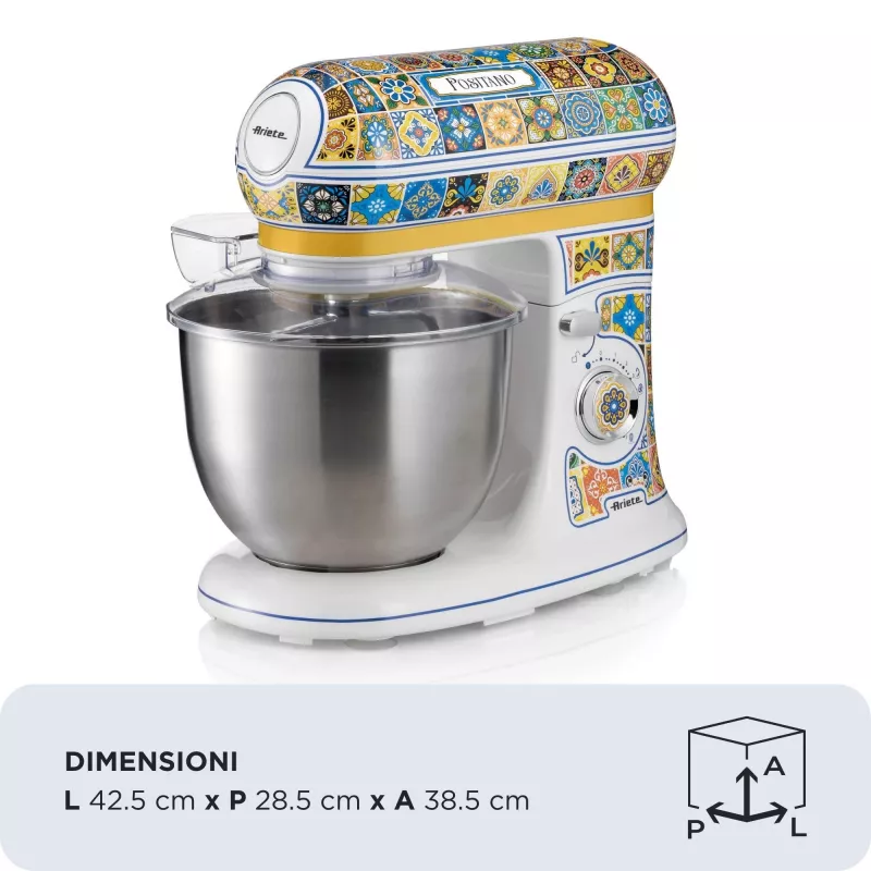 Stand mixer Ariete 1588/0P 1200 W mitmevärviline Kollane