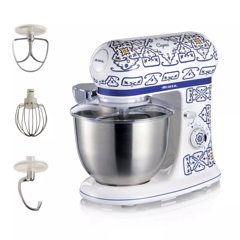 Ariete 1588 Capri mikser, planetaarne, 7 kiirust, 2400 W, 5,5 liitrit, roostevabast terasest anum