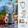 Ariete 583 Capri blender 1,5-liitrise klaaskannuga, 4 roostevabast terasest tera, 4 kiirust + impulss, 1000 W