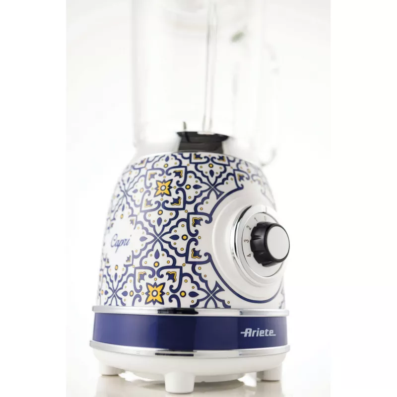 Ariete 583 Capri blender 1,5-liitrise klaaskannuga, 4 roostevabast terasest tera, 4 kiirust + impulss, 1000 W