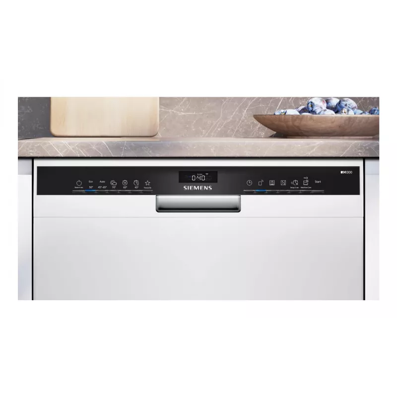 Allatööpaigaldatav nõudepesumasin Siemens SN43HW03TE, 13 komplekti, 60 cm, valge, 46 dB, Home Connect