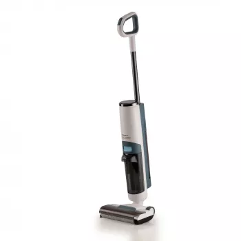 Ariete 2483 Aqua Force Wash & Vacuum, nutikas tolmuimeja, juhtmevaba põrandapuhastusvahend, juhtmevaba, imeb ja puhastab, lemmikloomakarvad, kuiv ja märg mustus, 700 ml mahutavus, tarvikud kaasas