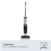 Ariete 2483 Aqua Force Wash & Vacuum, nutikas tolmuimeja, juhtmevaba põrandapuhastusvahend, juhtmevaba, imeb ja puhastab, lemmikloomakarvad, kuiv ja märg mustus, 700 ml mahutavus, tarvikud kaasas