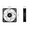 ARCTIC P14 PWM PST A-RGB 0dB - Poolpassiivne 140 mm ventilaator digitaalse A-RGB-ga