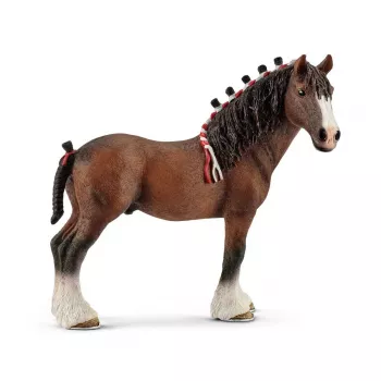 schleich FARM WORLD Clydesdale ruun, 3 a, Taluloomad / talumänguasjad, Hobused, Mitmevärviline, Plastik, 1 tk