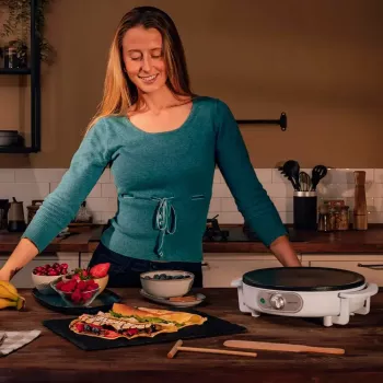 Pannkoogimasin CECOTEC Fun Creepy Crepesmaker valge 1200 W