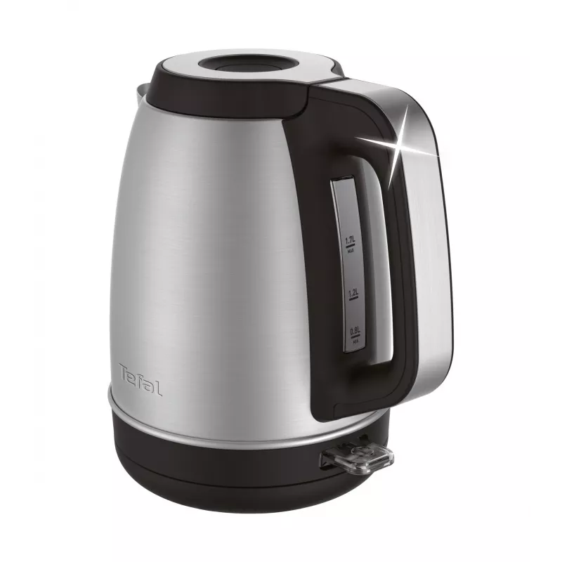 Tefal KI280D elektriline veekeetja 1,7 L 2400 W Must, roostevaba teras