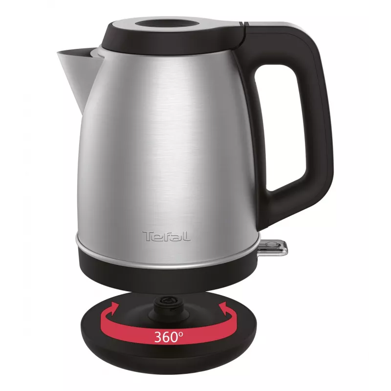 Tefal KI280D elektriline veekeetja 1,7 L 2400 W Must, roostevaba teras