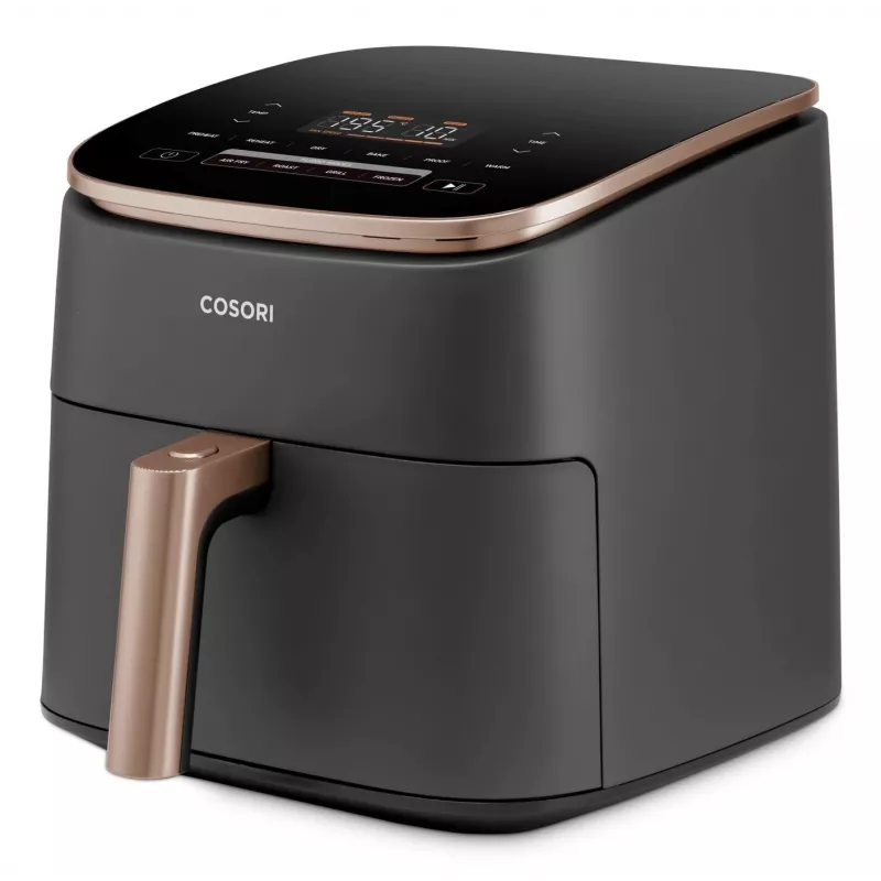 Cosori Turbo Blaze Chef Edition Single 6 L Stand-alone 1725 W Hot air fryer Must, Roosa kuld