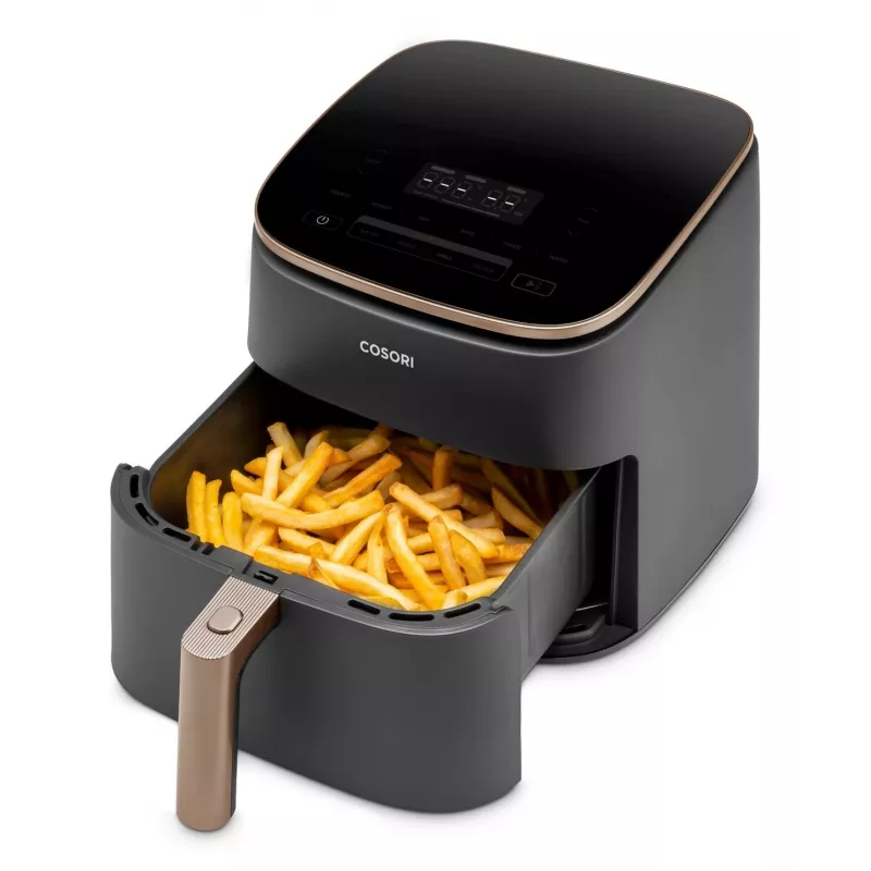 Cosori Turbo Blaze Chef Edition Single 6 L Stand-alone 1725 W Hot air fryer Must, Roosa kuld