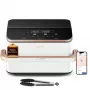 Cosori Dual Blaze Twinfry Chef Edition Double 10 L eraldiseisev 2800 W kuumaõhufritüür roosakuldne, valge