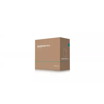 Arvutikorpus DeepCool MATREXX55 V4 C Midi Tower Must — karastatud klaas, ATX/microATX tugi, USB-C, max GPU 370mm