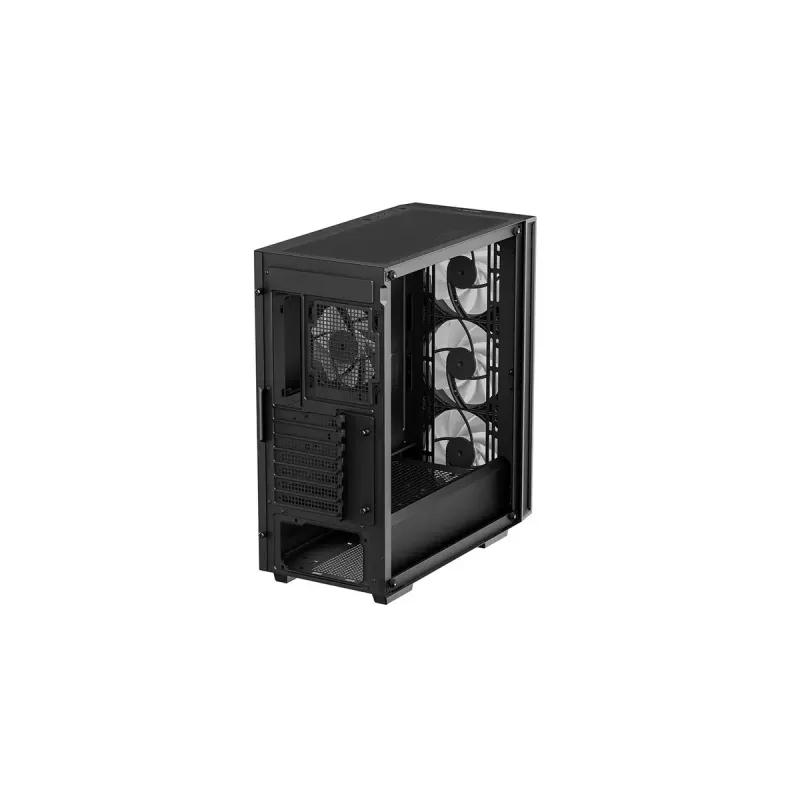 Arvutikorpus DeepCool MATREXX55 V4 C Midi Tower Must — karastatud klaas, ATX/microATX tugi, USB-C, max GPU 370mm
