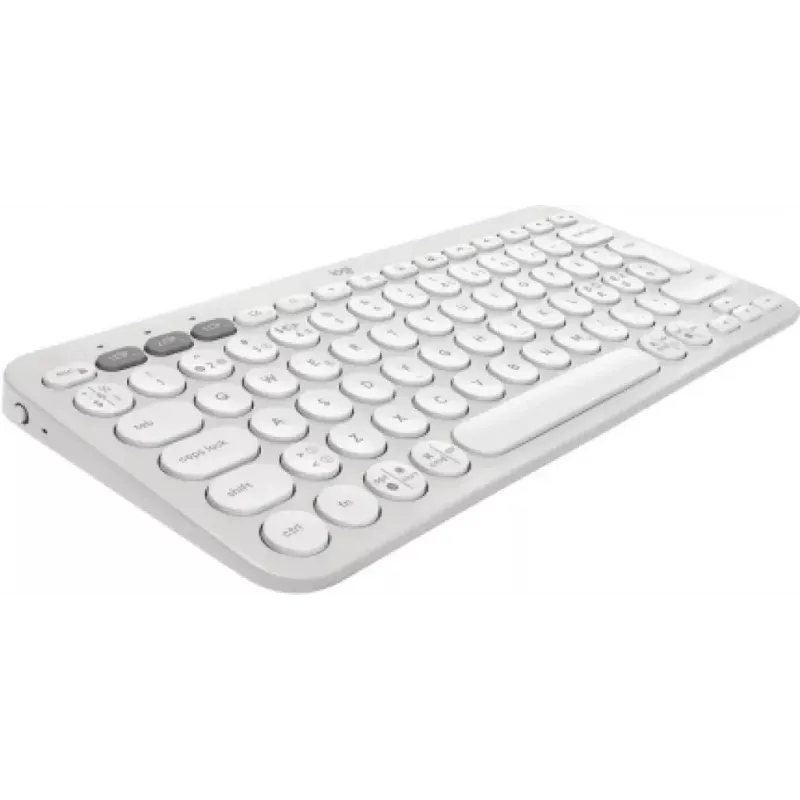 Logitech Pebble Keys 2 K380s klaviatuur universaalne RF-juhtmevaba Bluetooth QWERTY taani soome norra rootsi valge