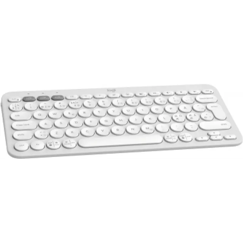 Logitech Pebble Keys 2 K380s klaviatuur universaalne RF-juhtmevaba Bluetooth QWERTY taani soome norra rootsi valge