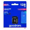 MicroSDXC välkmälu GOODRAM 128GB UHS-I Class 10 (lugemine 100 MB/s, kirjutamine 10 MB/s) SD-adapteriga