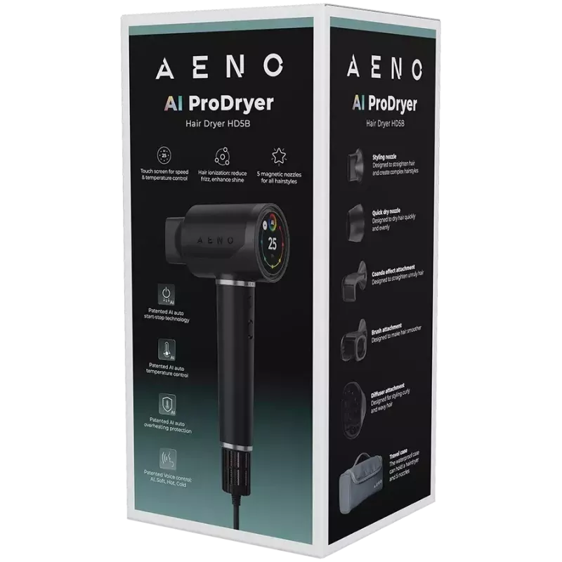 Föön AENO AENO AI ProDryer HD5B AHD0005B 2200W ioontehnoloogiaga