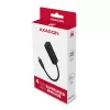 Axagon HUE-M1C 4x USB 3.2 Gen 1 MINI jaotur, metallist, 20 cm USB-C kaabel